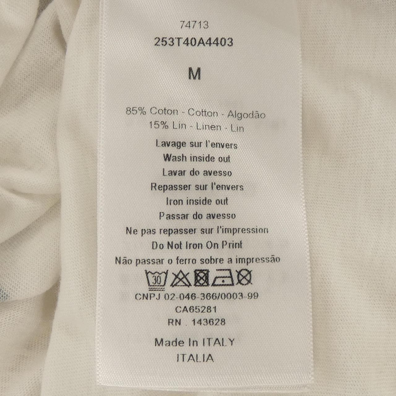 クリスチャンディオール CHRISTIAN DIOR LUCKY DIOR 253T40A4403 Tシャツ