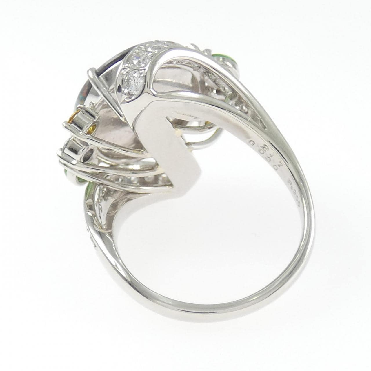 PT900 ブラックオパール リング 2.17CT