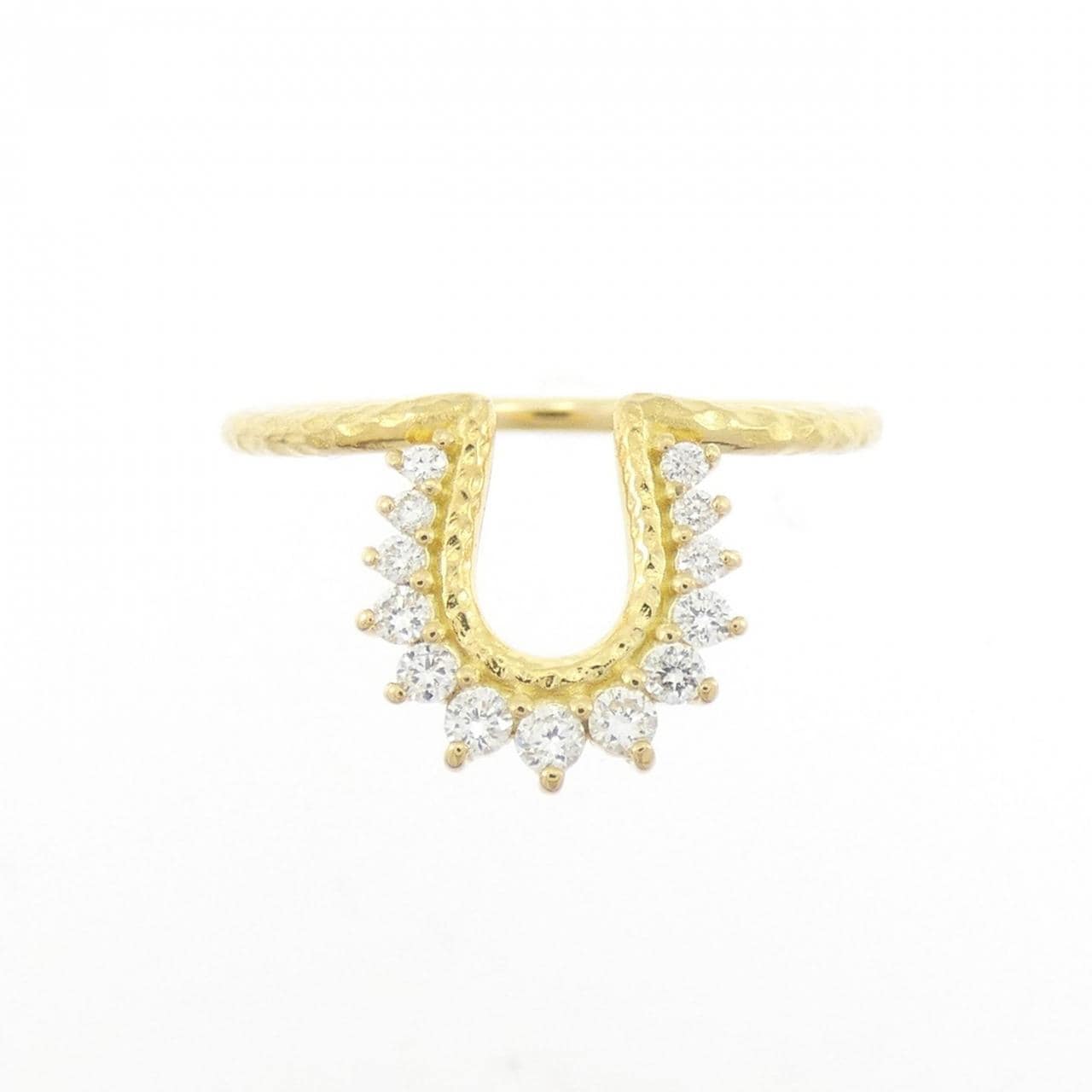 K18YG ダイヤモンド リング 0.12CT