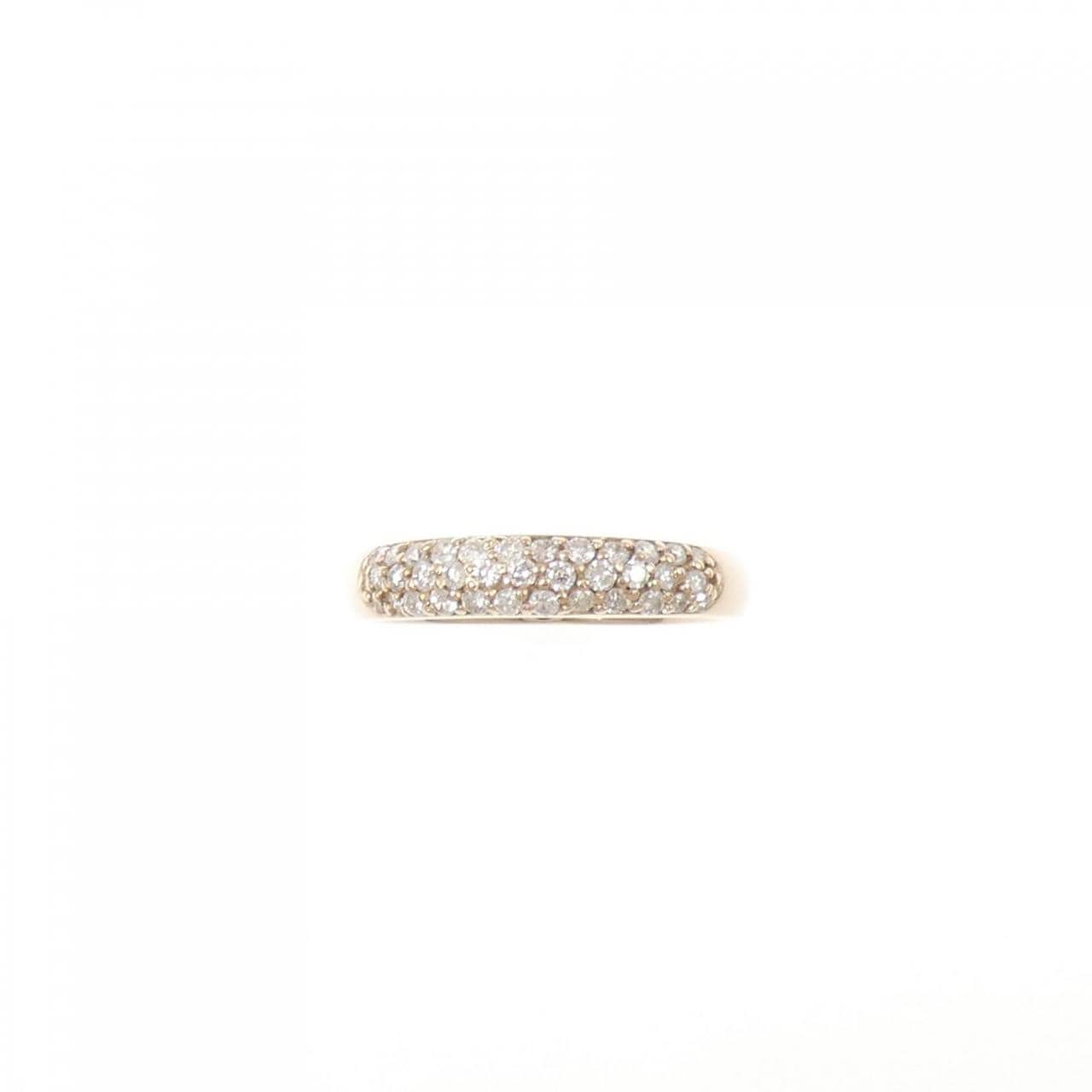 K18PG パヴェ ダイヤモンド リング 0.30CT