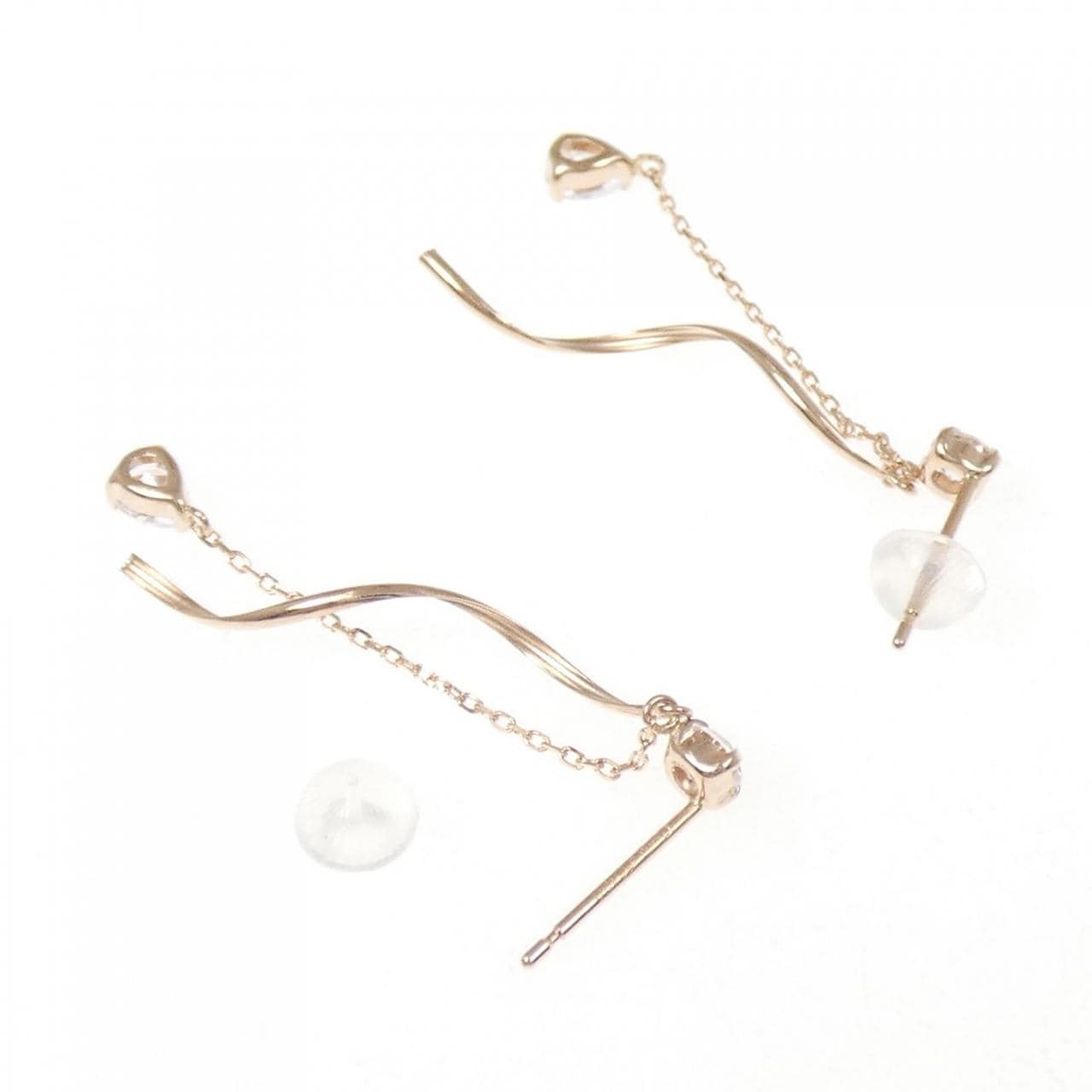 4゜C ダイヤモンド ピアス