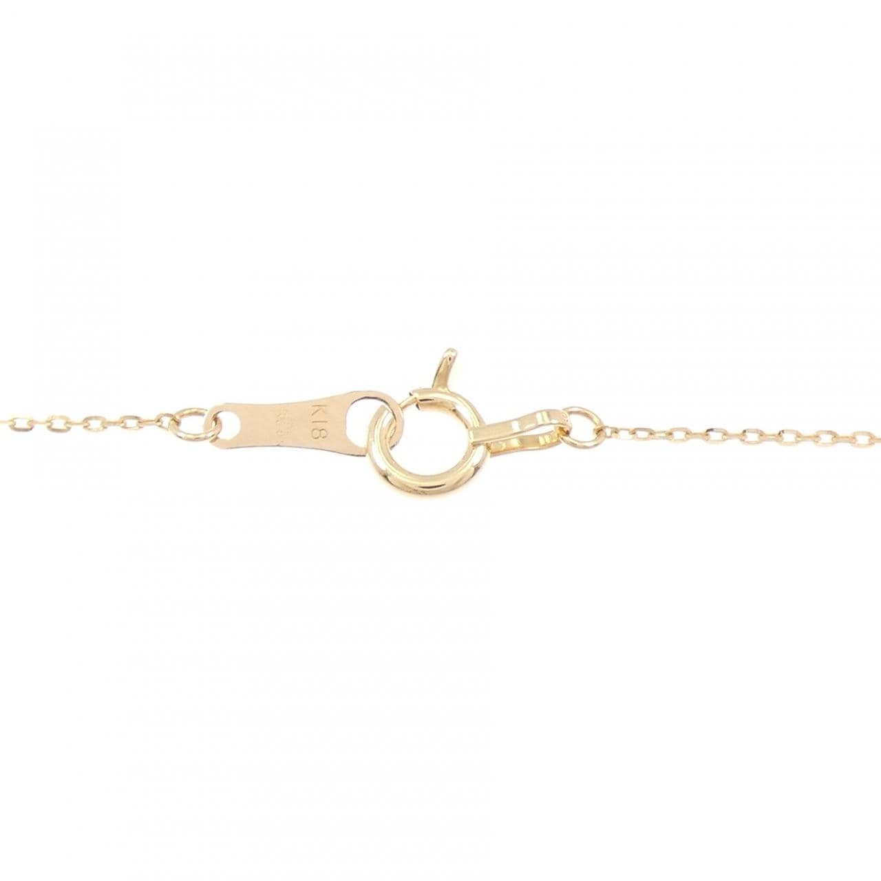 K18YG ダイヤモンド ネックレス 0.07CT