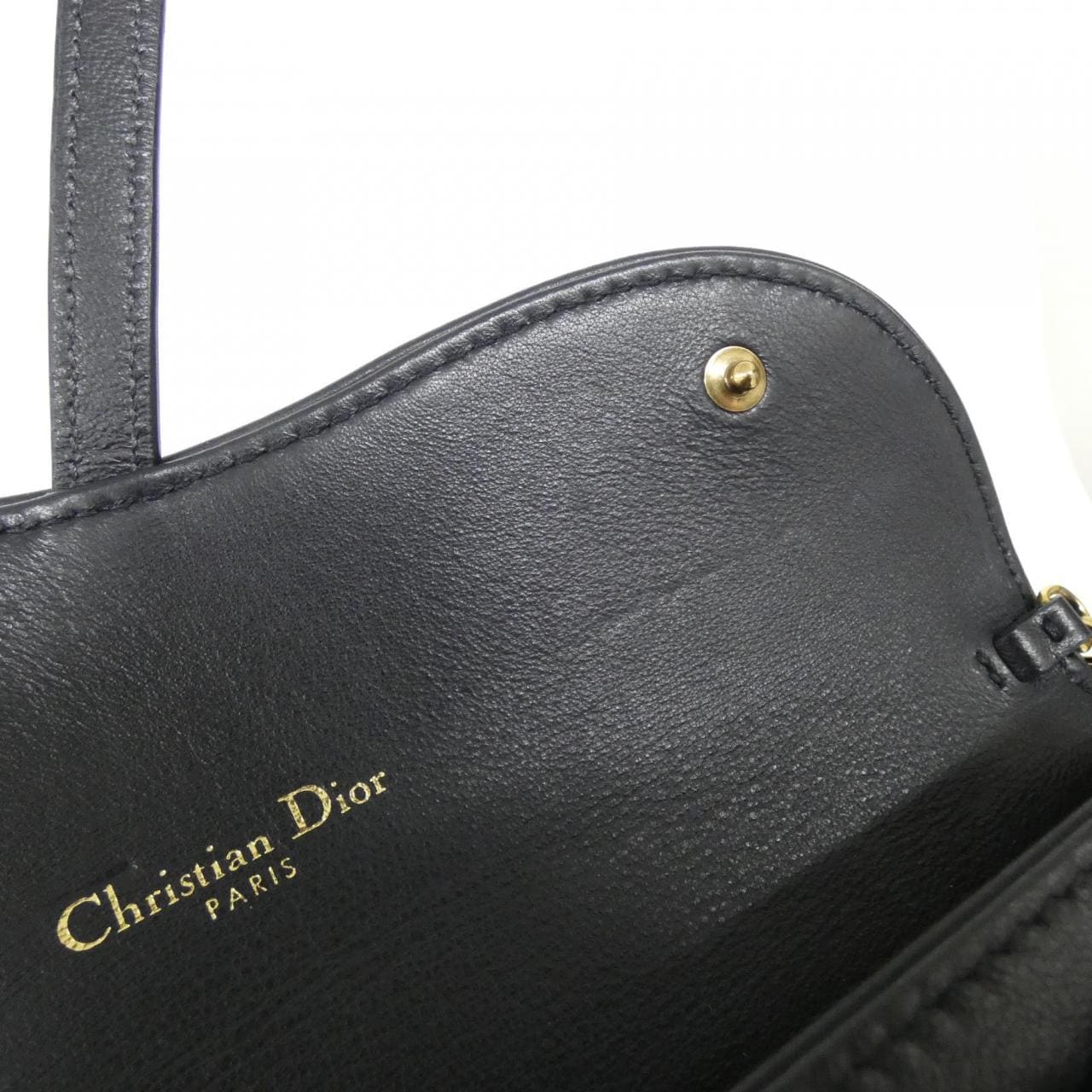 クリスチャンディオール DIOR OBLIQUE サドル S5614CTZQ チェーンウォレット