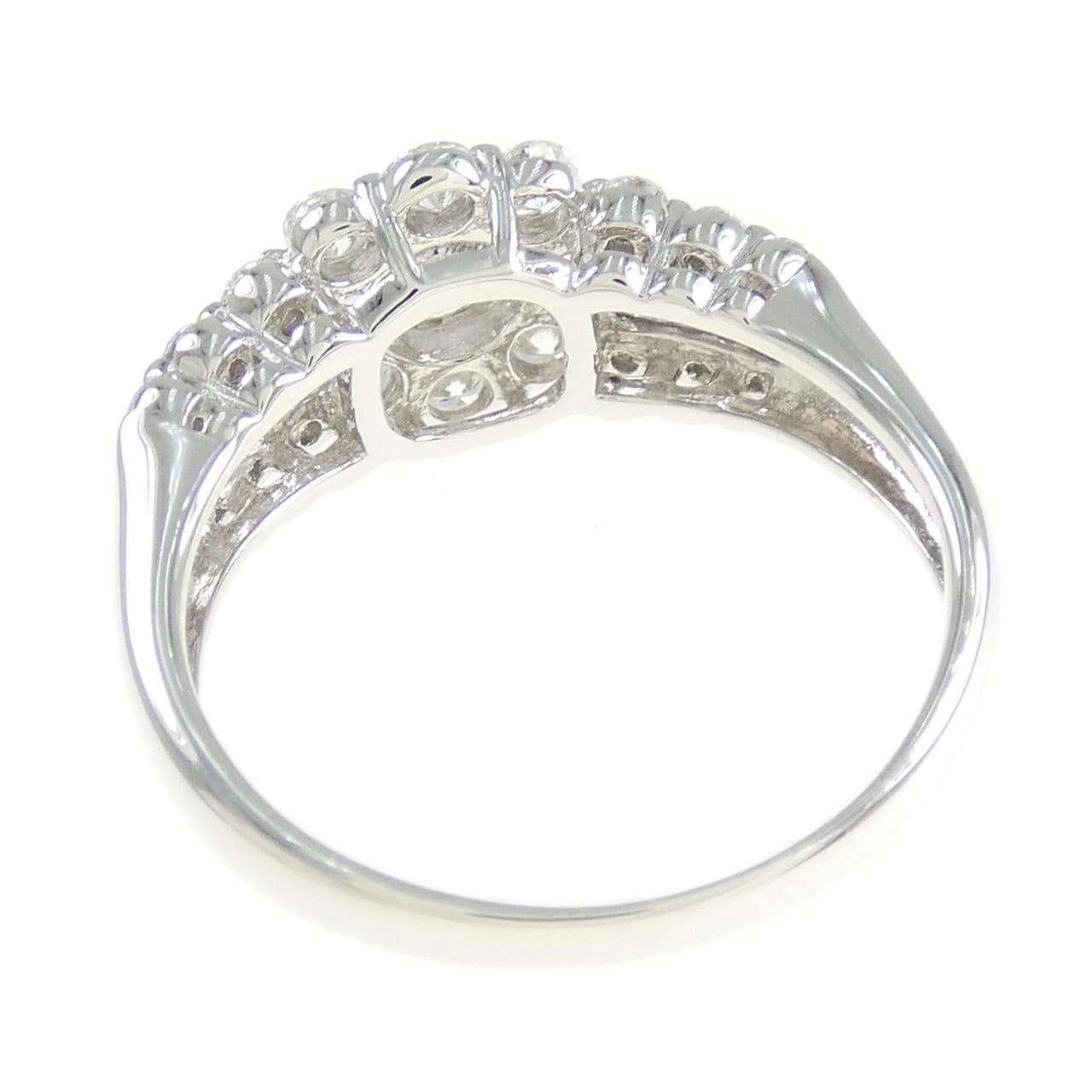 PT900 フラワー ダイヤモンド リング 0.502CT