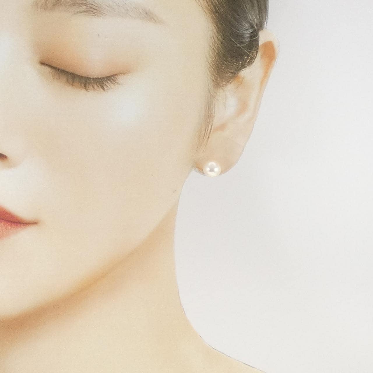 K14WG アコヤパール ピアス 8.1mm