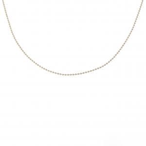 K18YG ボール チェーン ネックレス