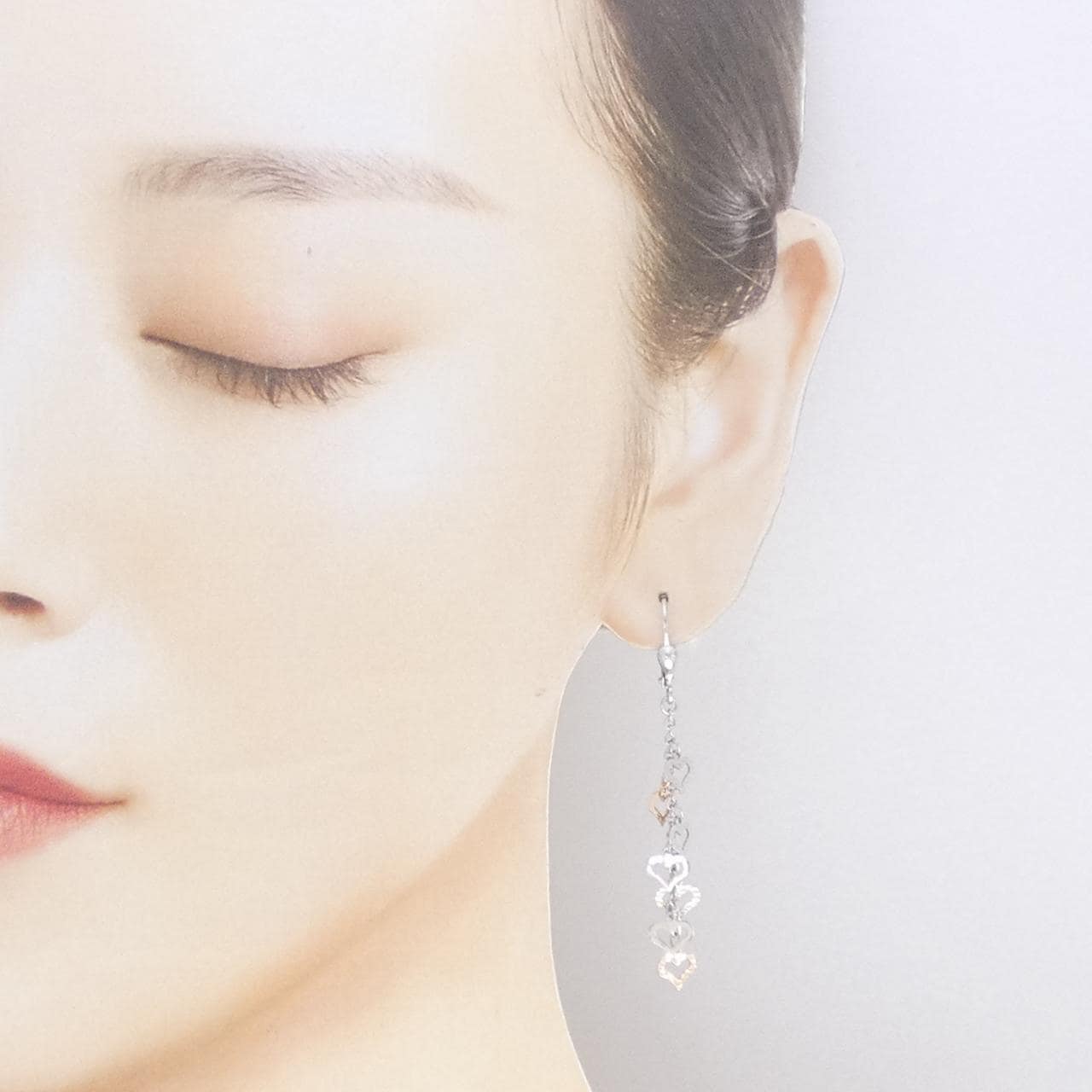 10KWG/10KPG ハート ピアス