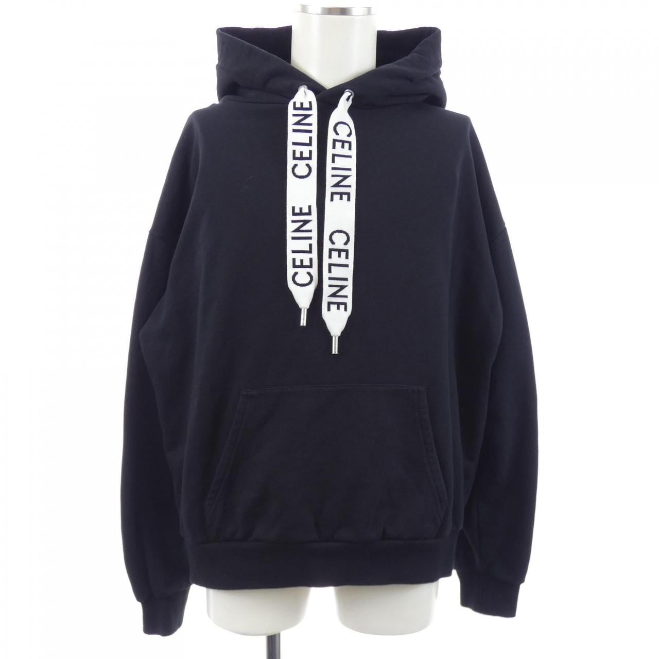 セリーヌ CELINE CELINE ルーズ フーディー / コットンフリース 2Y468670Q パーカー