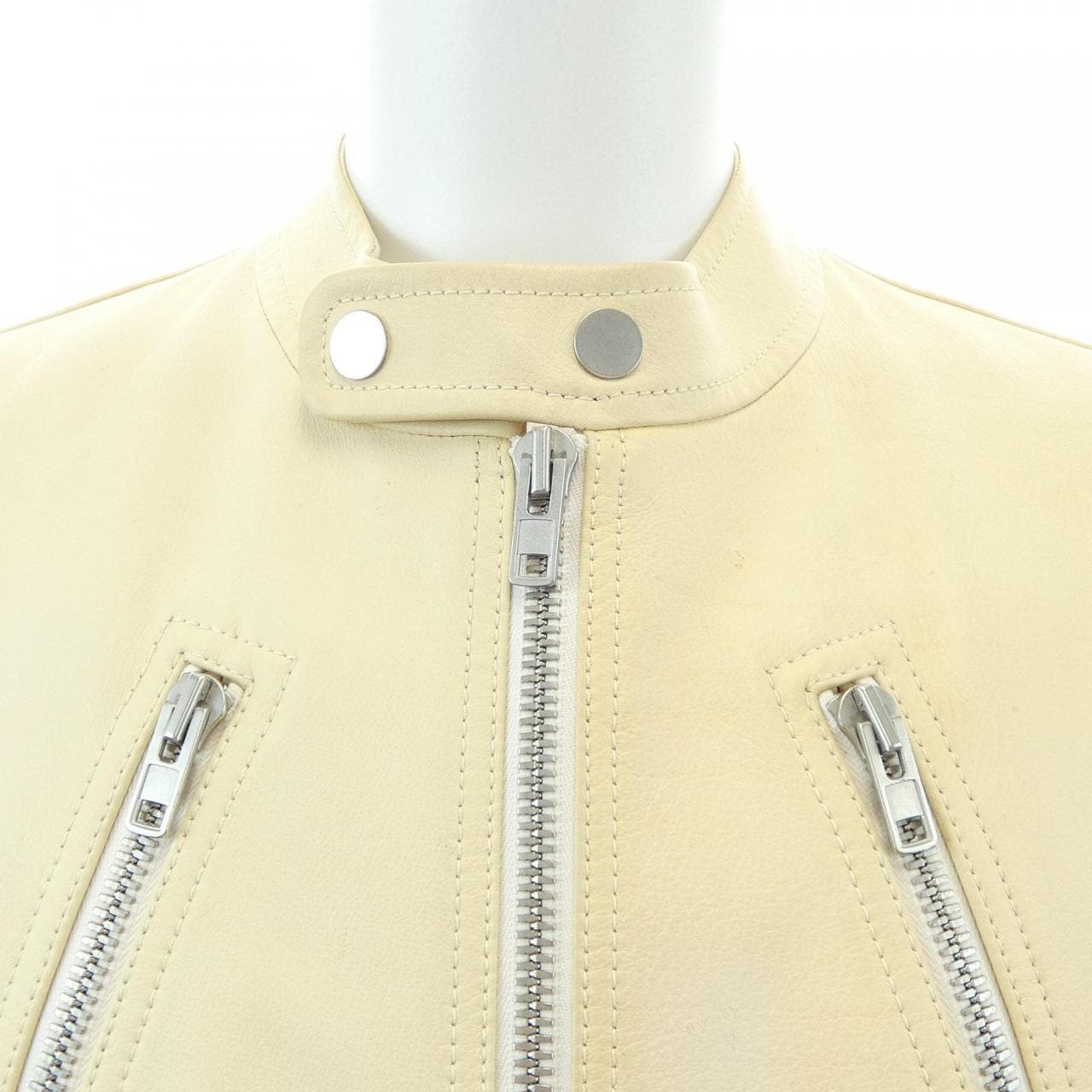 メゾンマルジェラ Maison Margiela ハの字 S50AM0413 レザーライダースジャケット