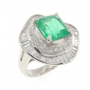 PT900 エメラルド リング 2.72CT コロンビア産