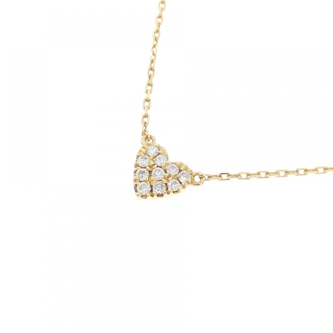 アーカー ハート ダイヤモンド ネックレス 0.05CT
