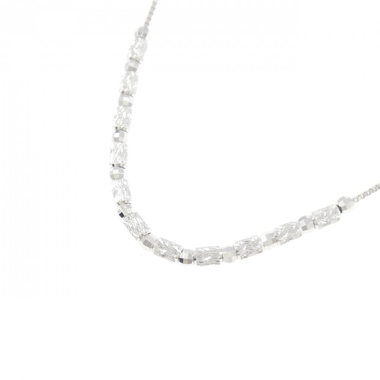 K18WG ネックレス