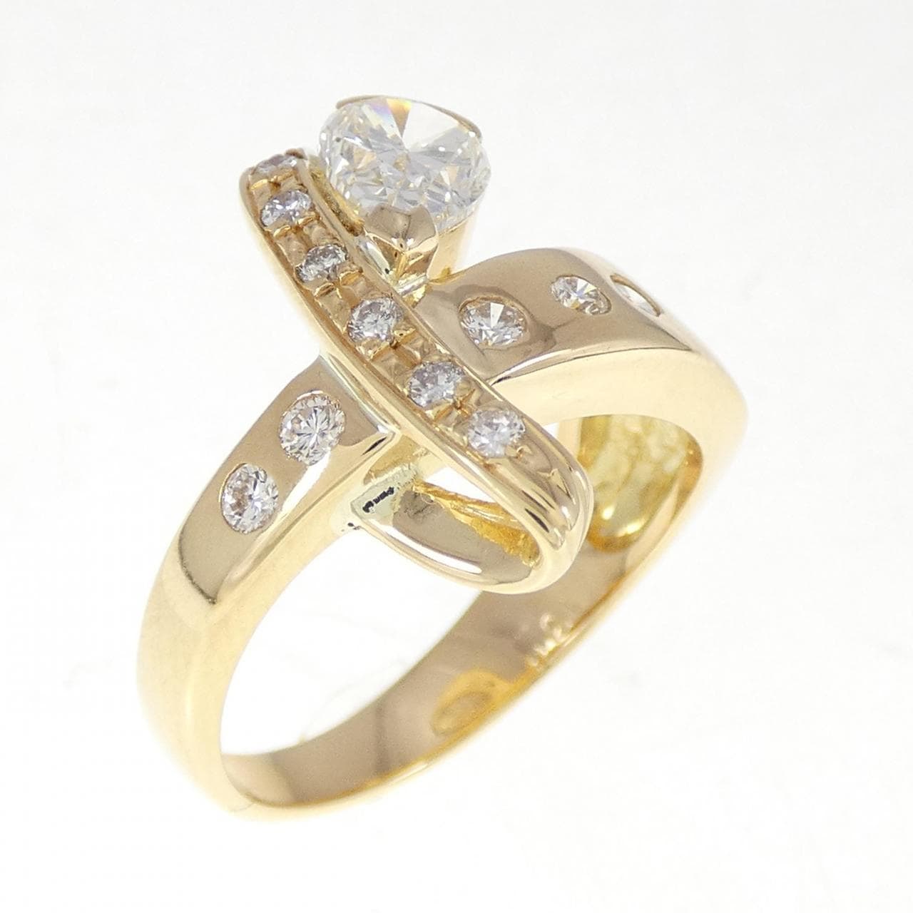 K18YG ダイヤモンド リング 1.00CT