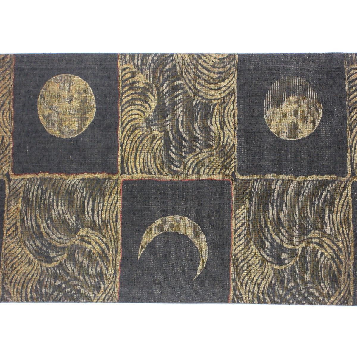 袋帯　紬織　芯なし仕立