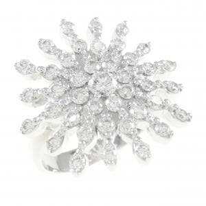 750WG ダイヤモンド リング 0.18CT