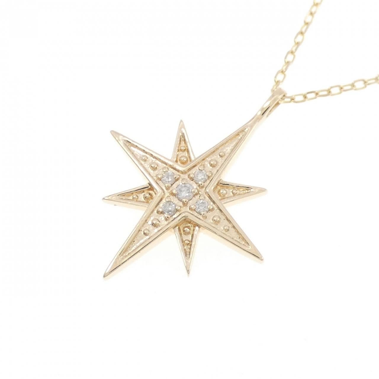 K10YG ダイヤモンド ネックレス