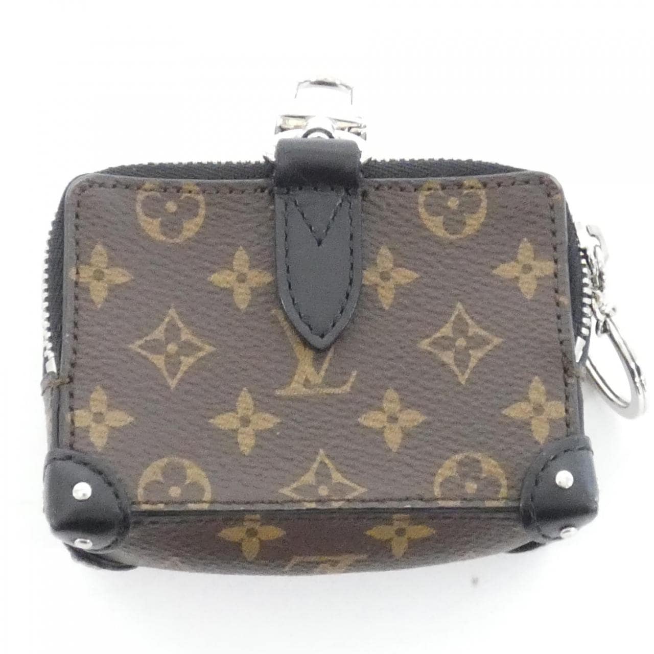 ルイヴィトン モノグラム マカサー ソフト トランク ポーチ M00753 キーリング