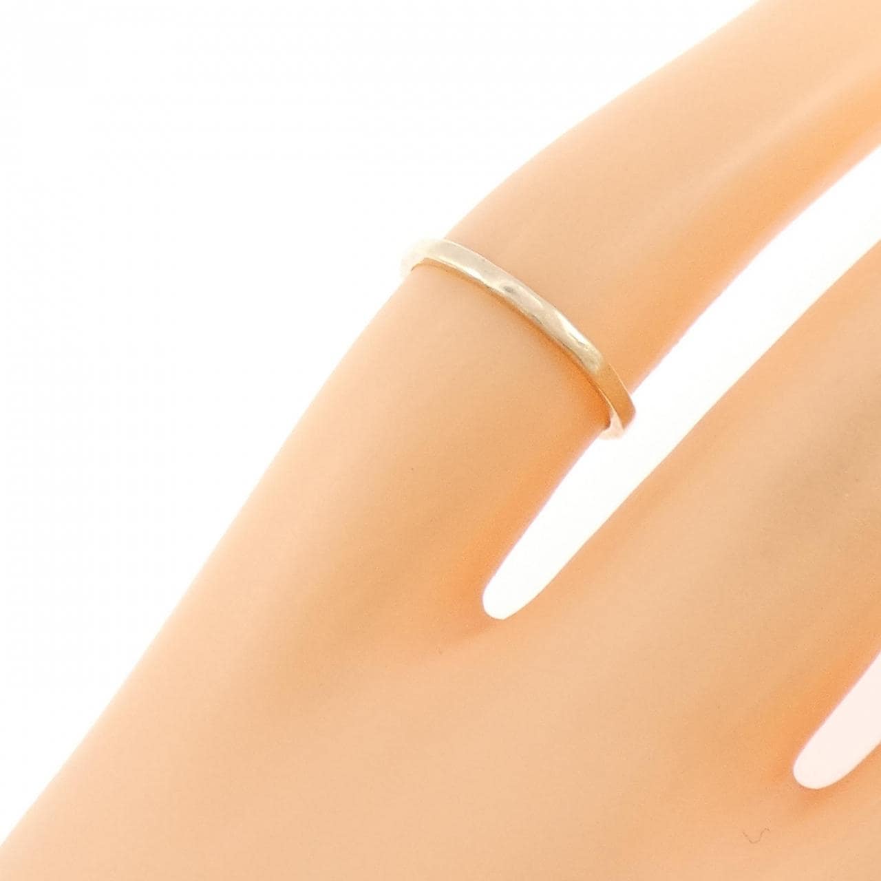 アガット K10YG ピンキーリング