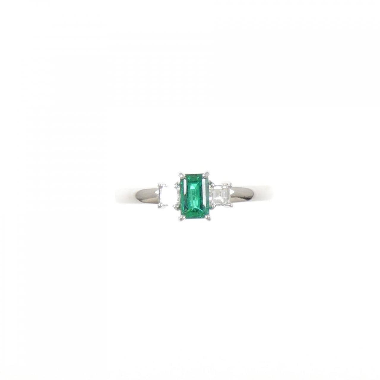 PT900 エメラルド リング 0.34CT