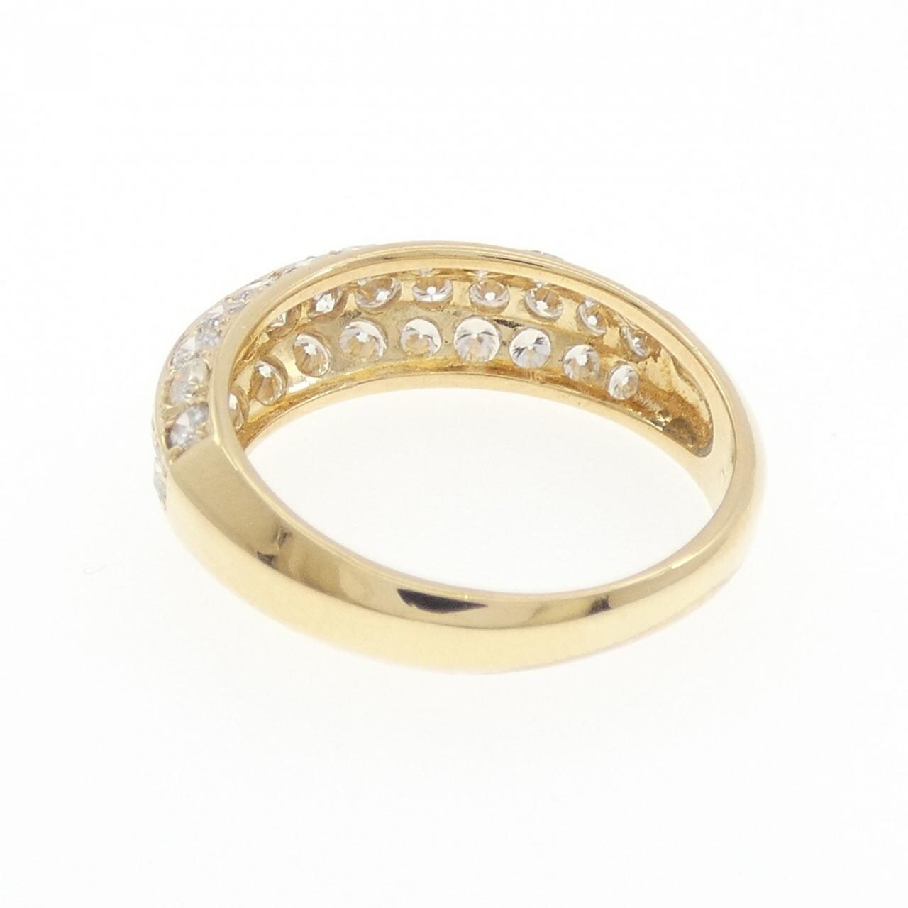 18KTYG ダイヤモンド リング 1.10CT