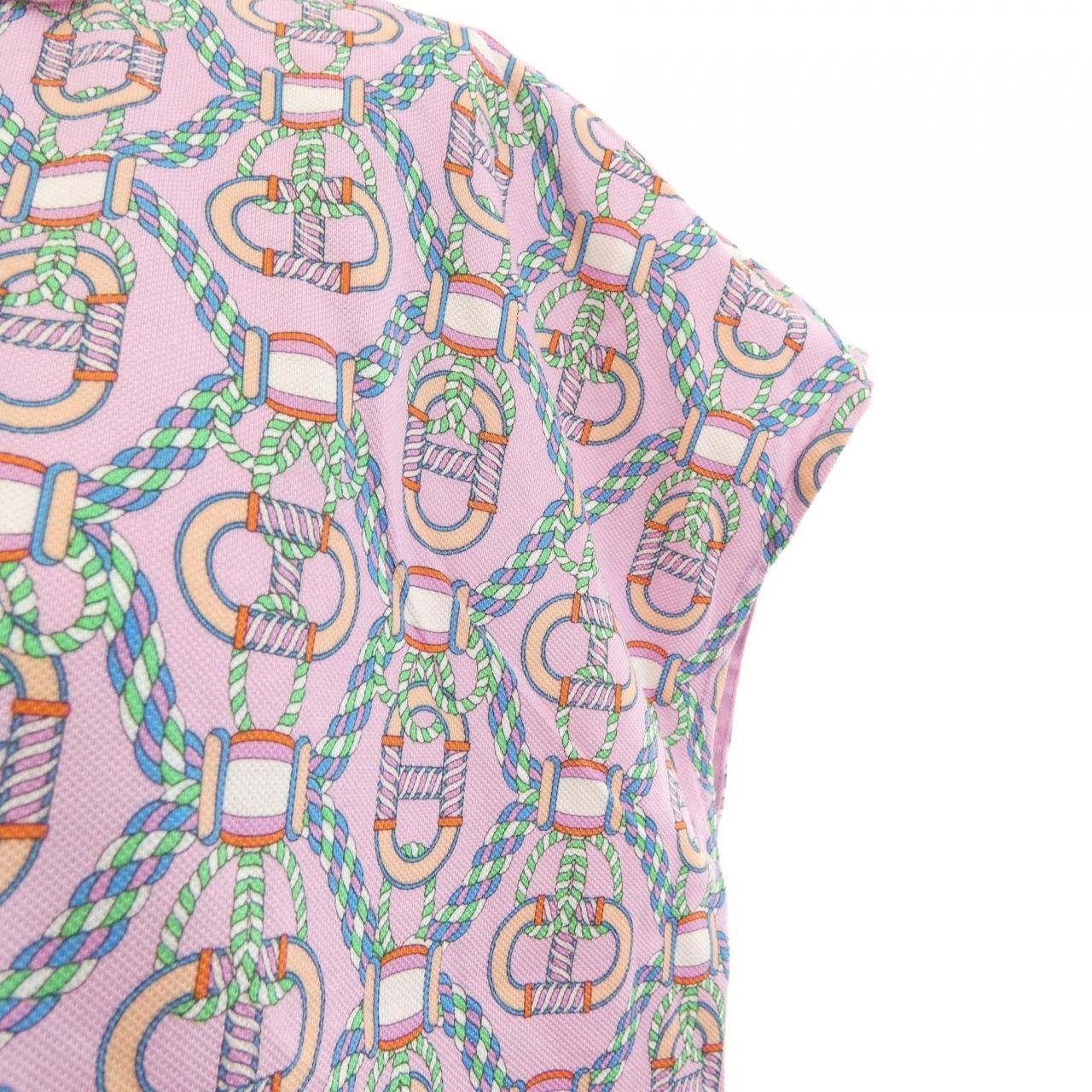 エルメス HERMES カノエ 3E4602DB ポロシャツ