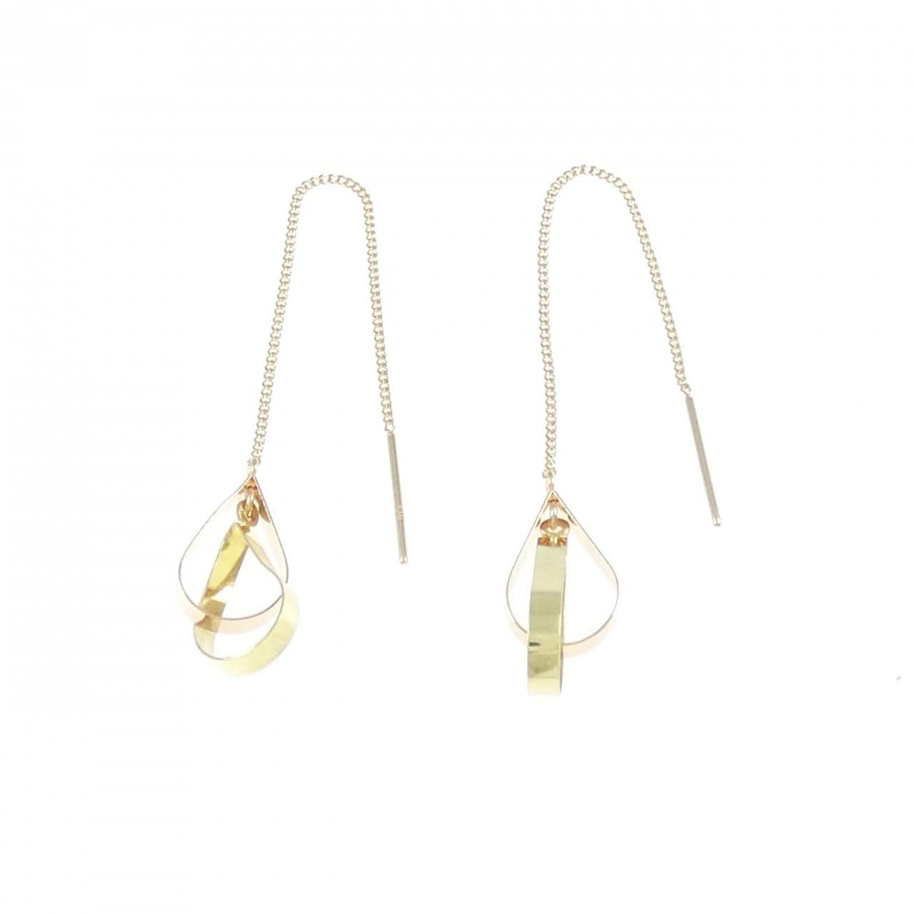 K18YG earrings