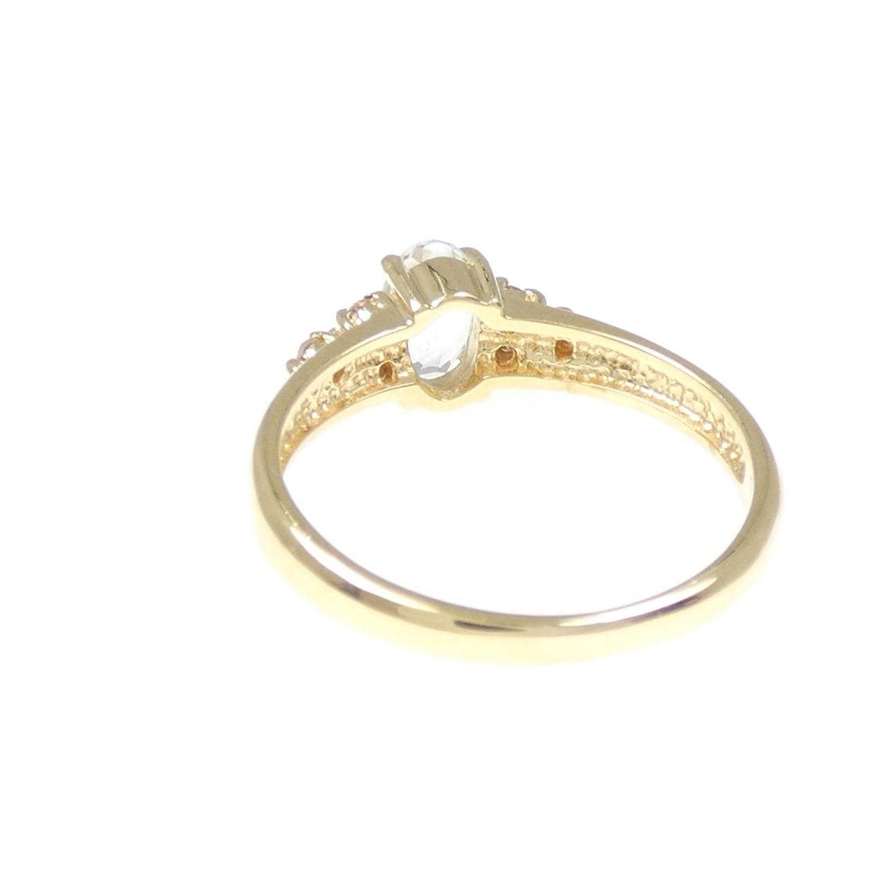 K18YG アクアマリン リング