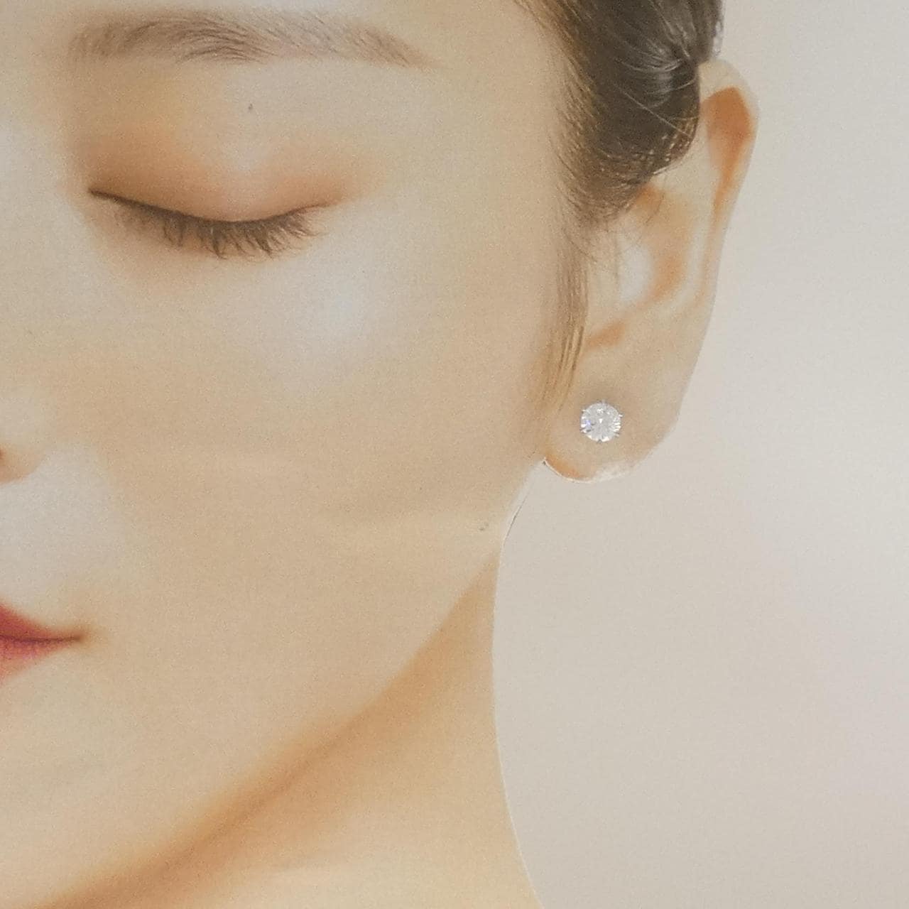 【リメイク】PT900/ST ダイヤモンド ピアス 0.710CT 0.749CT D VVS1 VG