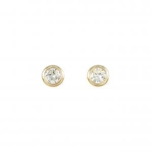 K18YG ダイヤモンド ピアス 0.30CT