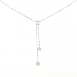 K18WG ダイヤモンド ネックレス 0.23CT