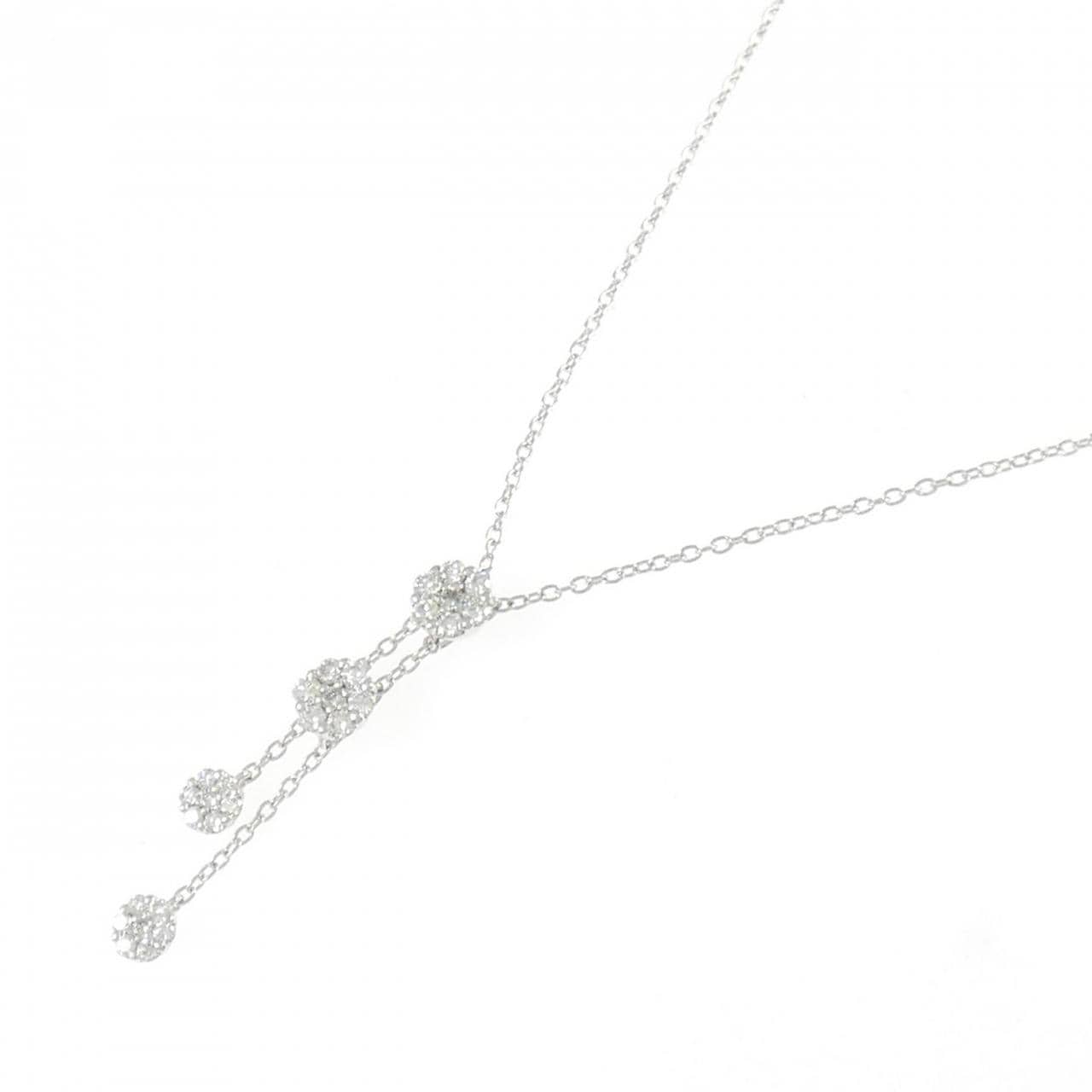 ポンテヴェキオ フラワー ネックレス 0.40CT