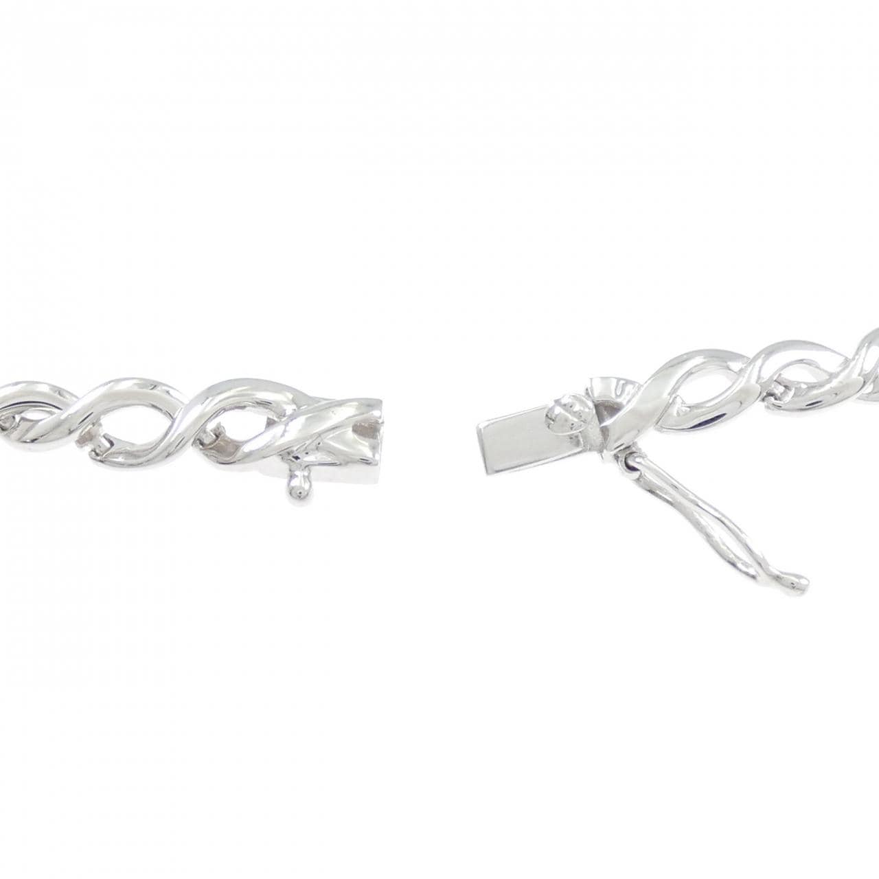 K18WG ダイヤモンド ネックレス 1.00CT