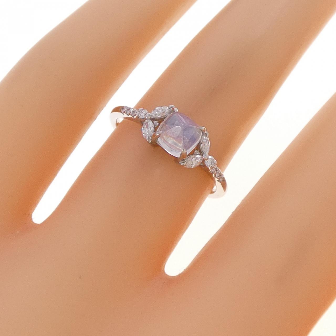 PT900 ムーンストーン リング 0.76CT