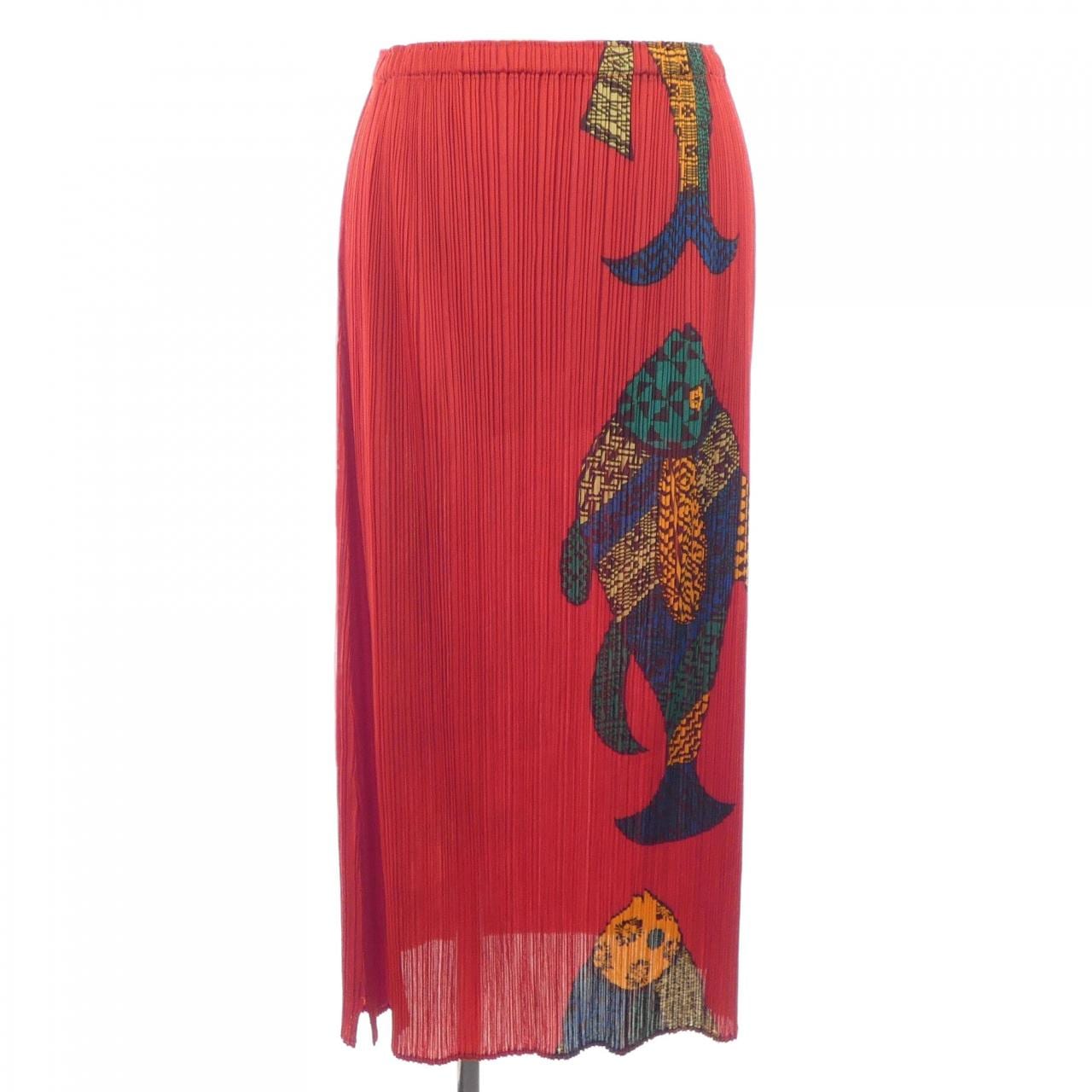 【ヴィンテージ】プリーツプリーズ PLEATS PLEASE 2003 魚 フィッシュ PP33-JG635 7558063 スカート