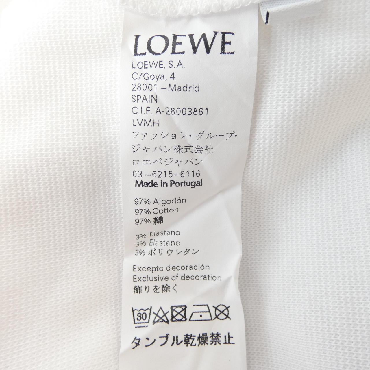 ロエベ LOEWE 28003861 Tシャツ