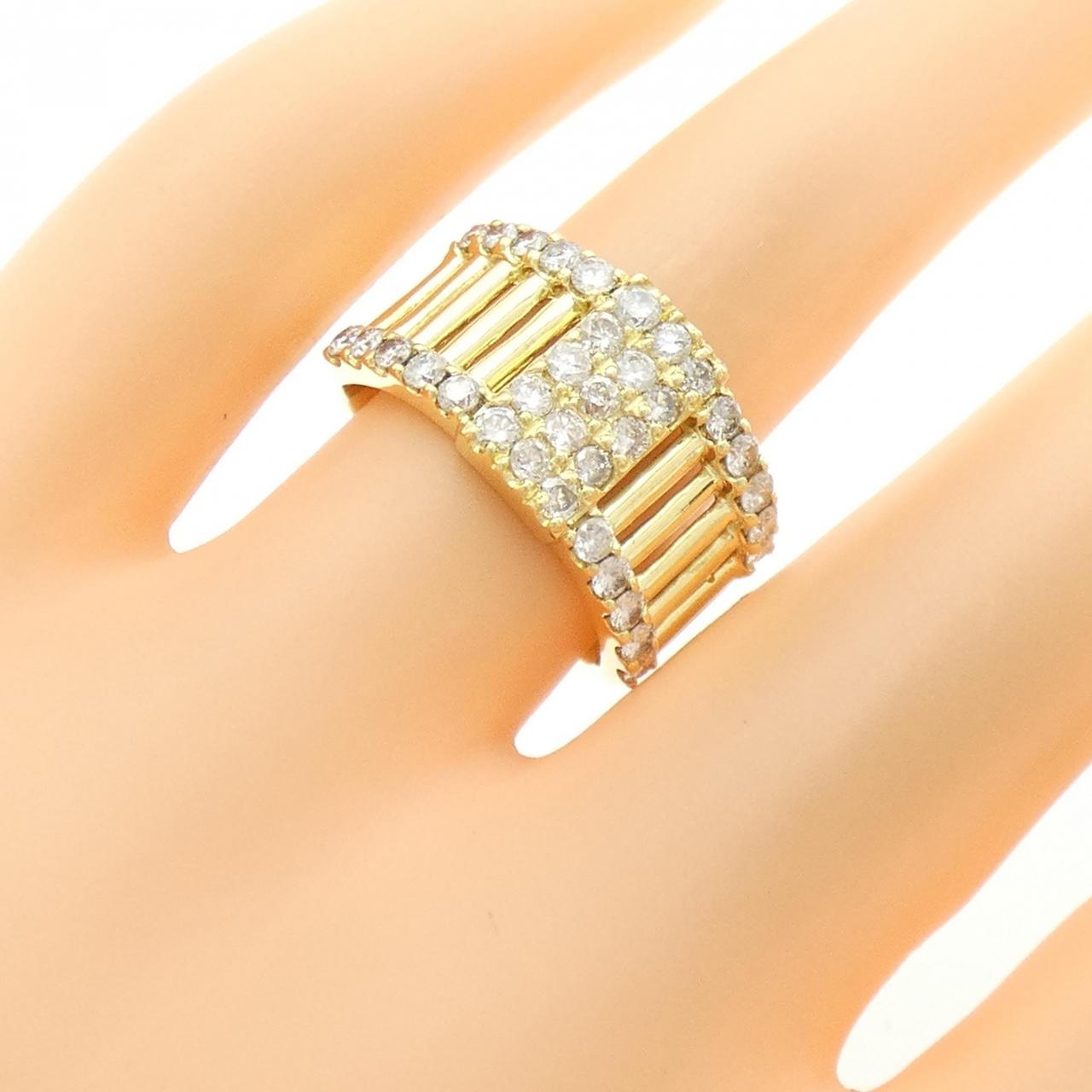 K18YG ダイヤモンド リング 1.00CT