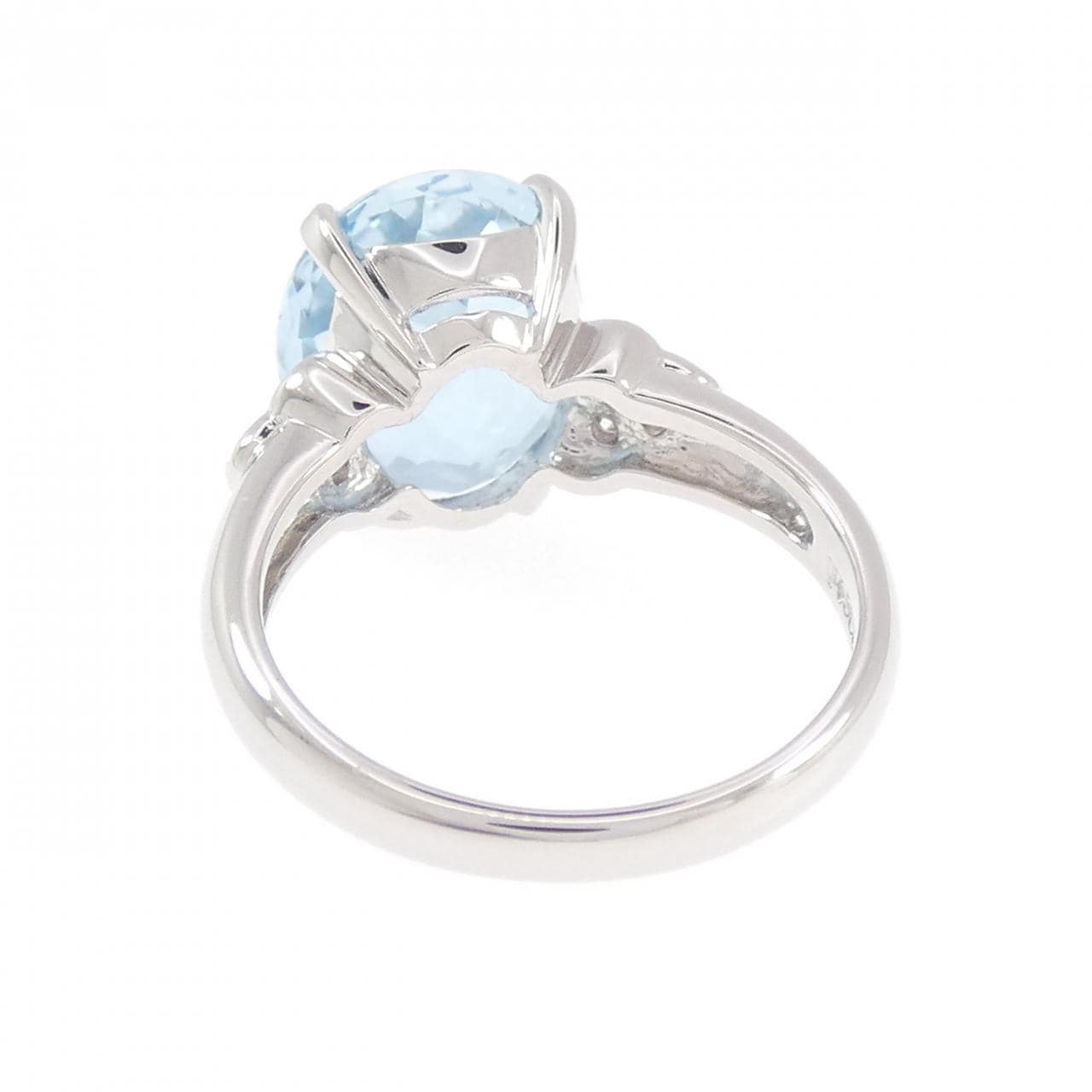 PT900 アクアマリン リング 4.96CT