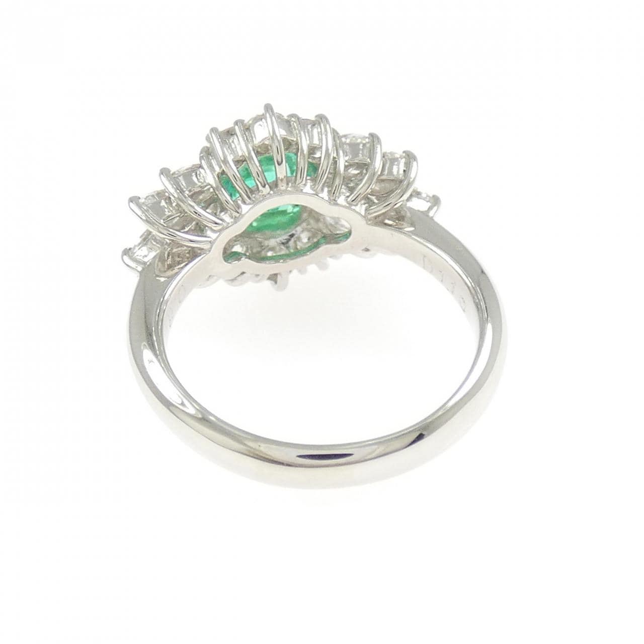 PT900 エメラルド リング 0.80CT