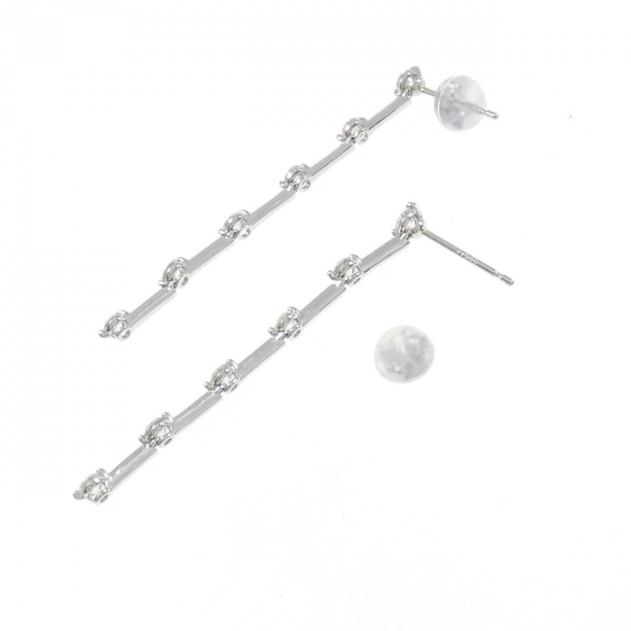 【新品】PT900 ダイヤモンド ピアス 0.70CT