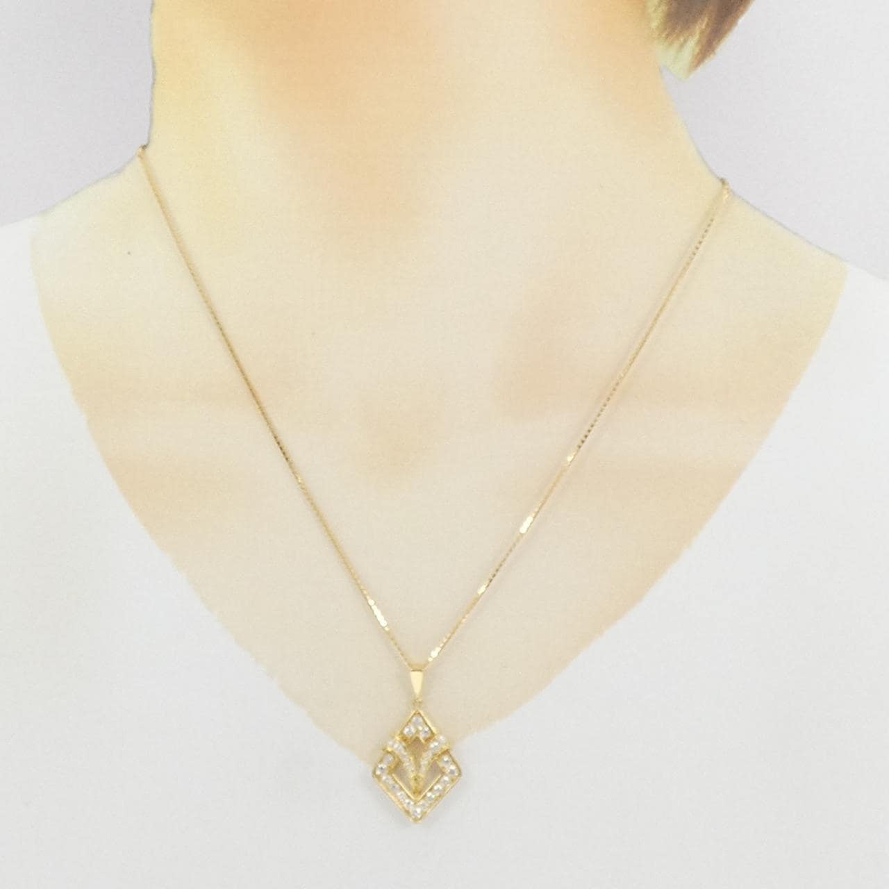 ミキモト ダイヤモンド ネックレス 0.80CT