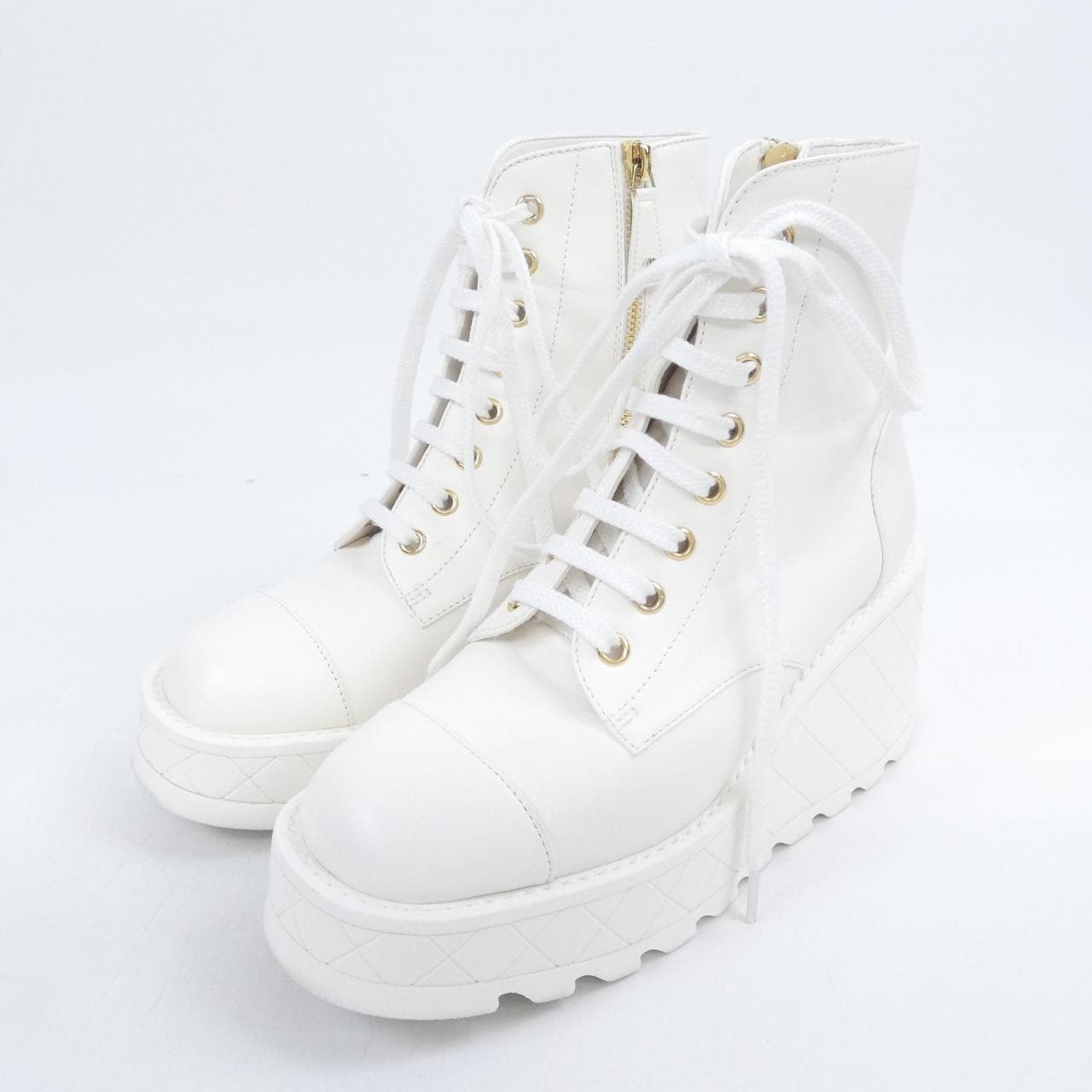 シャネル CHANEL コンバットブーツ COMBAT BOOTS G45388X01000 ブーツ