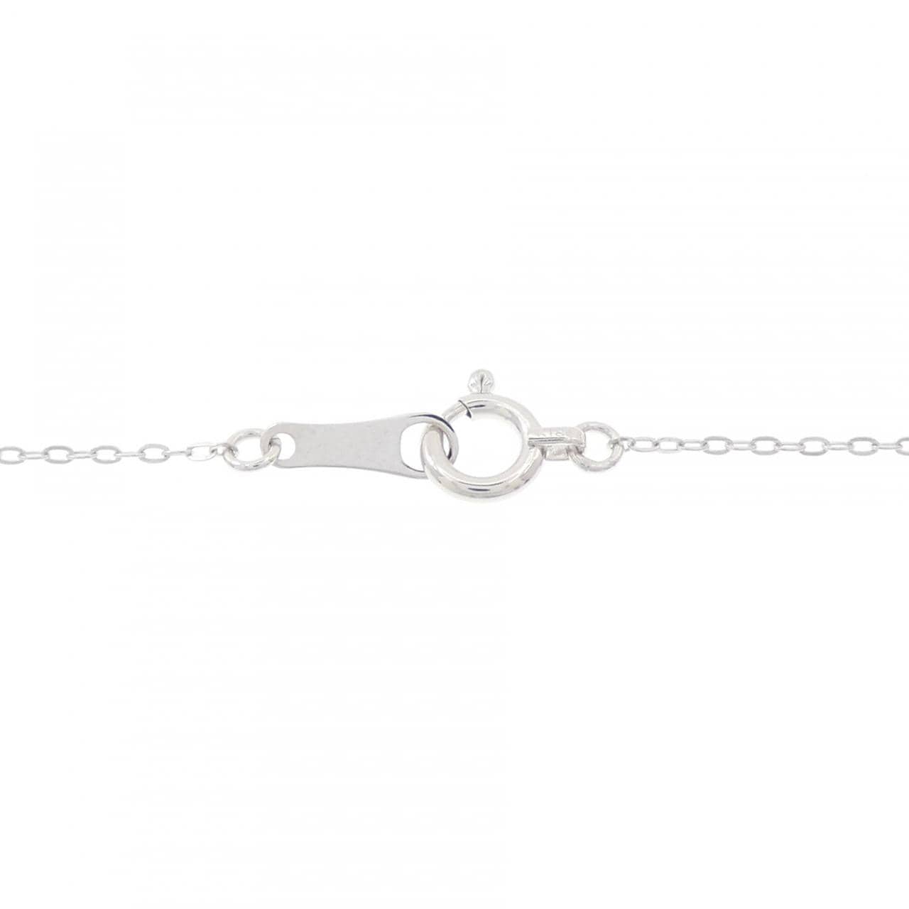 K18WG ダイヤモンド ネックレス 0.10CT