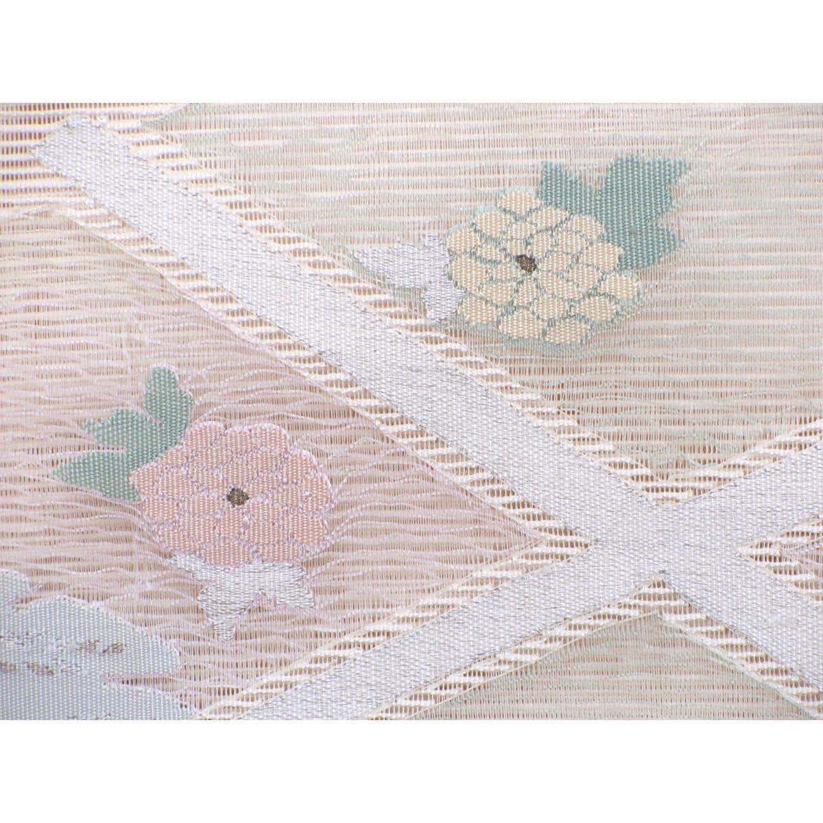 【未使用品】夏名古屋帯　絽綴織