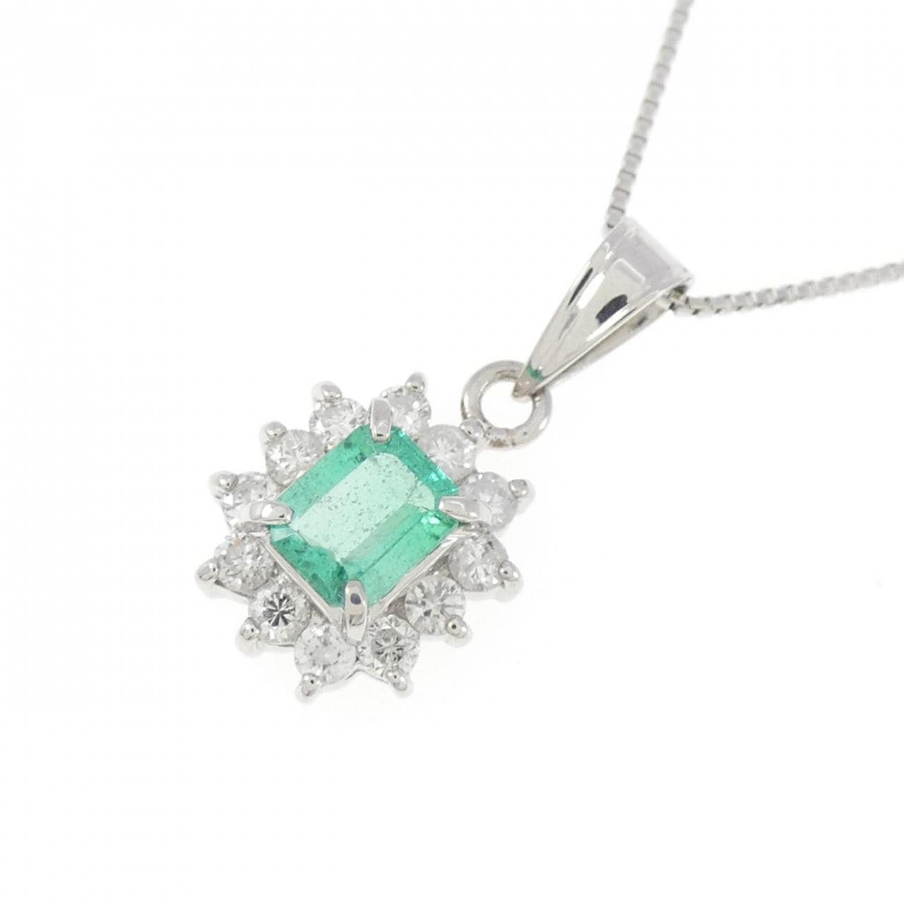 PT Emerald Necklace 0.28CT