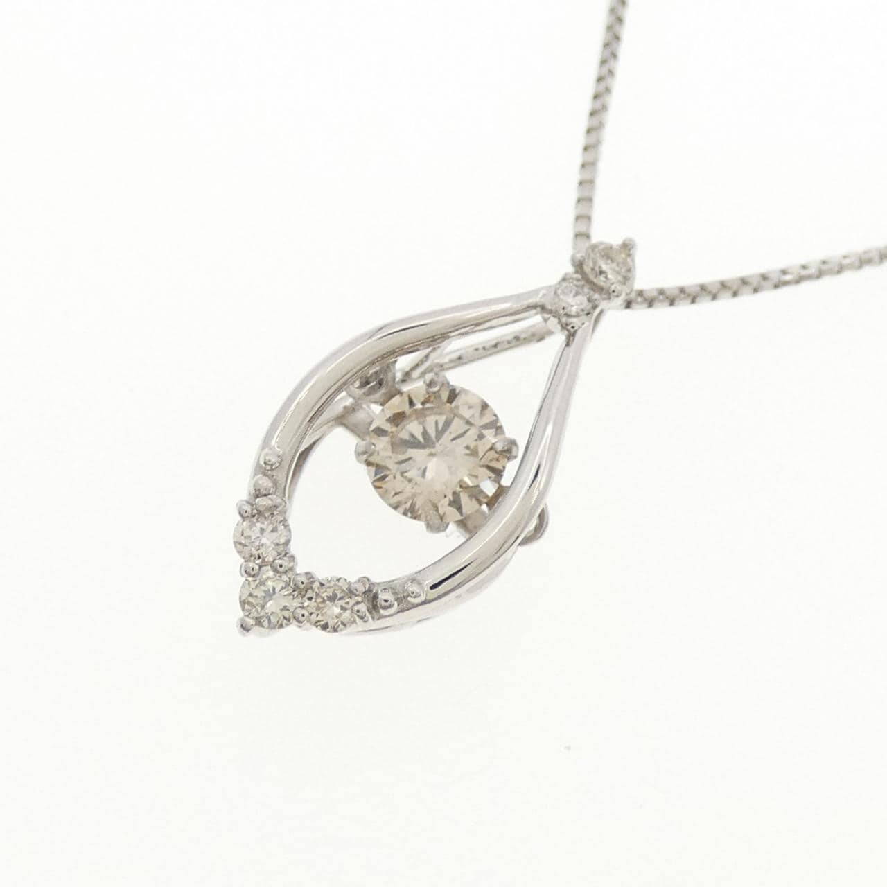PT900/PT850 ダイヤモンド ネックレス 0.20CT