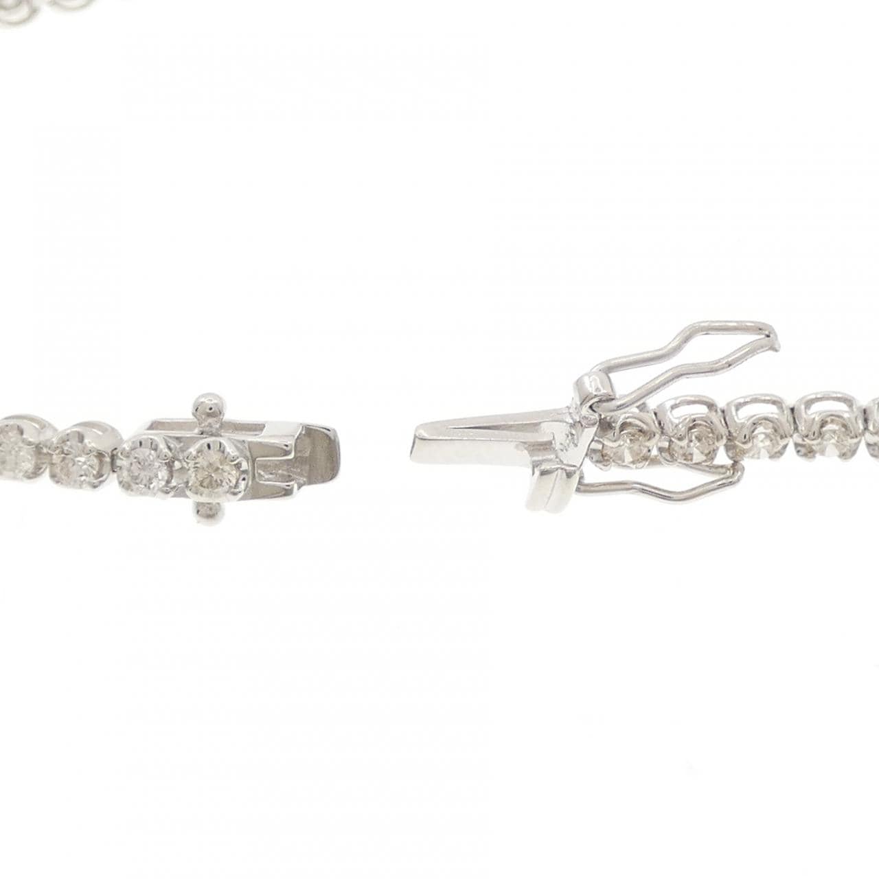 K18WG ダイヤモンド ブレスレット 2.00CT
