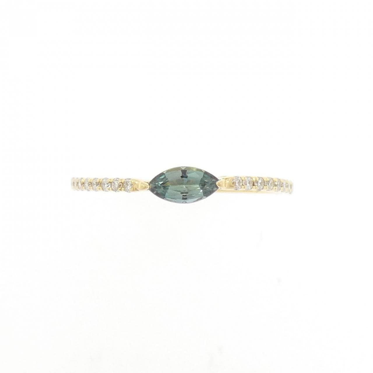 K18YG アレキサンドライト リング 0.23CT