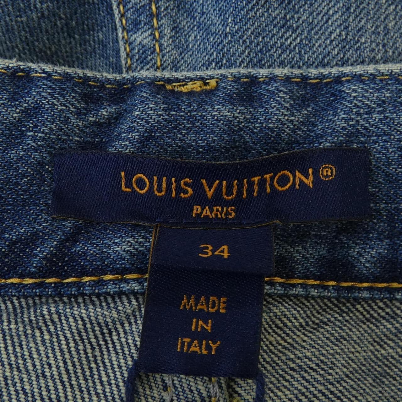 ルイヴィトン LOUIS VUITTON モノグラムパッチジーンズ FQPA41GM1 ジーンズ