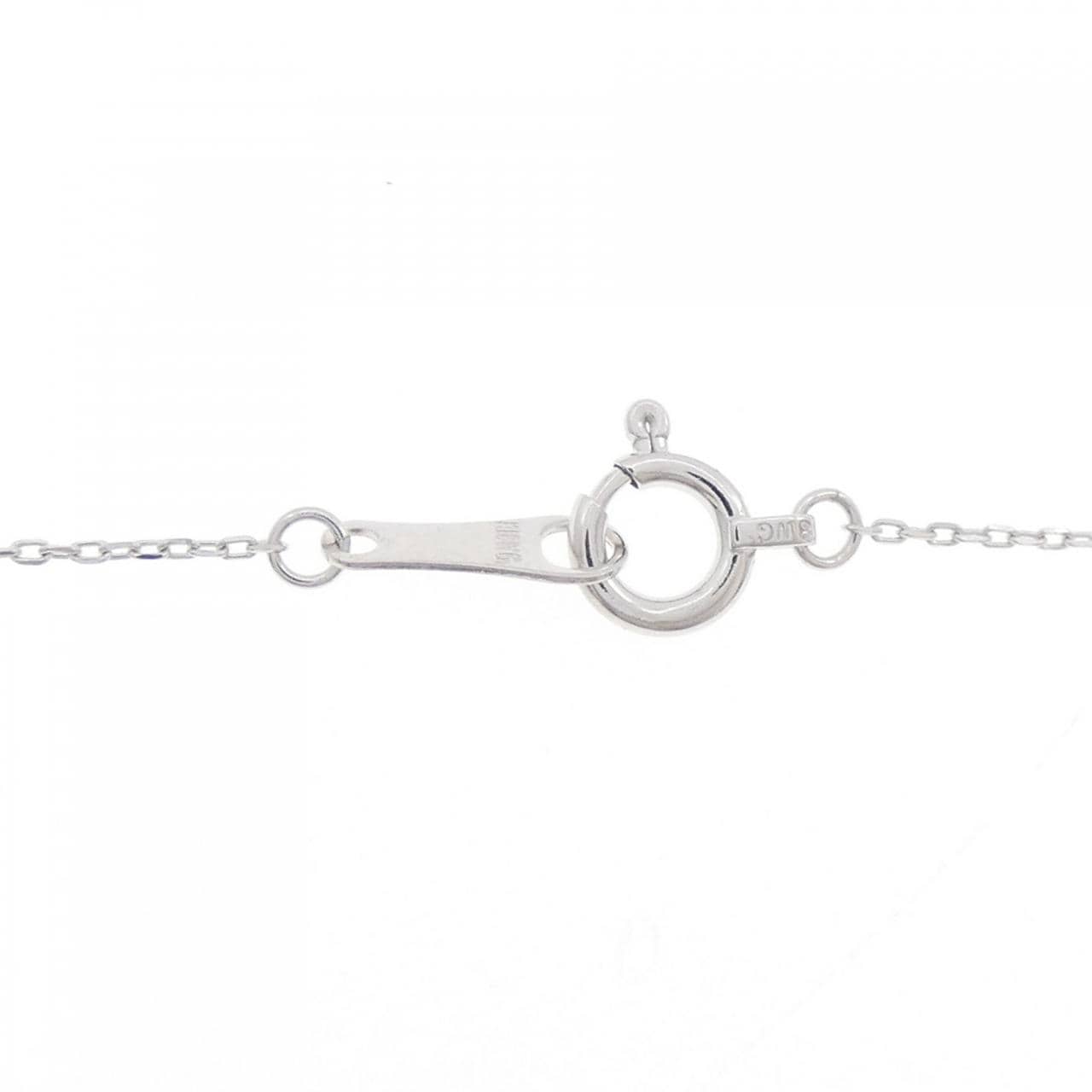 K18WG ダイヤモンド ネックレス 0.05CT