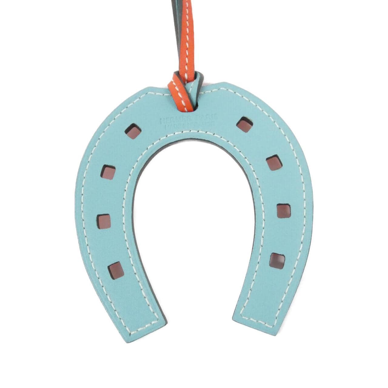 エルメス パドック フェールアシュバル バイカラー 073824CA バッグチャーム